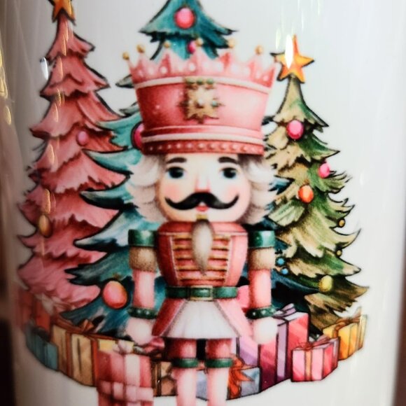 Nutcracker Christmas Mug Ceramic Coffee Cup Best Holiday Gift Stocking Stuffer - Picture 7 of 8
